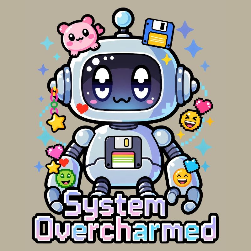 🤖 - Système surcharmé – Robot avec des breloques numériques