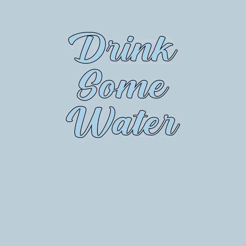 Buvez de l’eau scripte