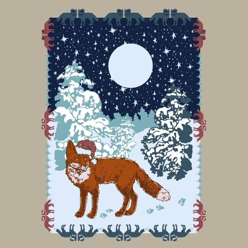 FOX UNDER MOONLIGHT