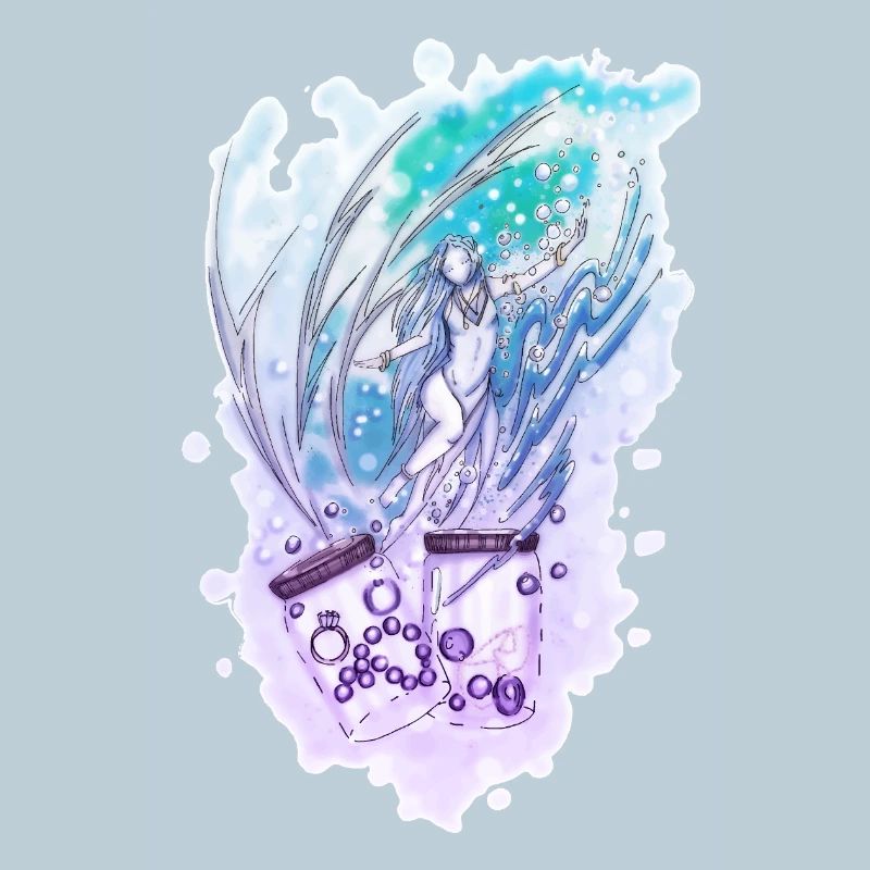 Wicca Wassermann Nixe Sternzeichen