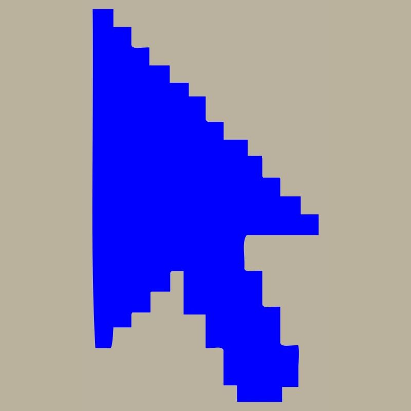 Pointer Mouse Silhouette