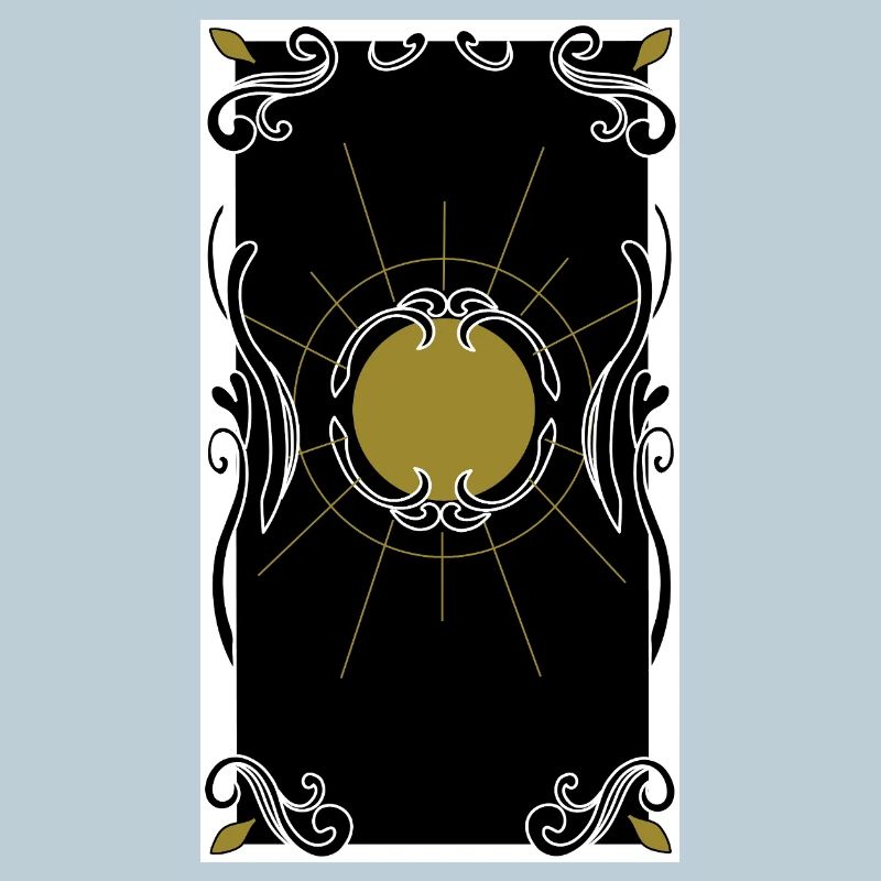 Dos de carte de tarot