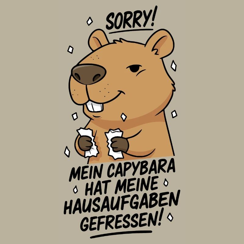 Pardon! Capybara a mangé mes devoirs