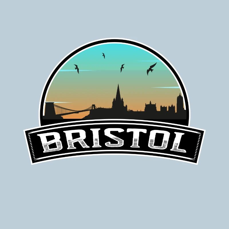 Bristol Angleterre Skyline Souvenir britannique