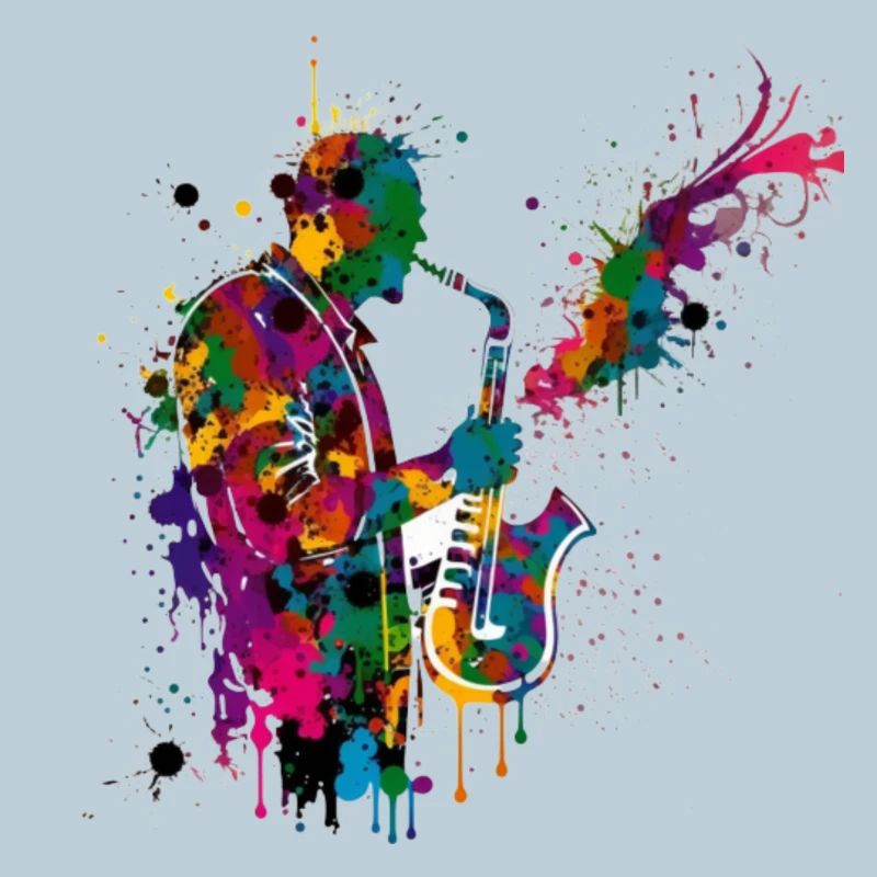 Saxophon Spieler Musiker Jazz