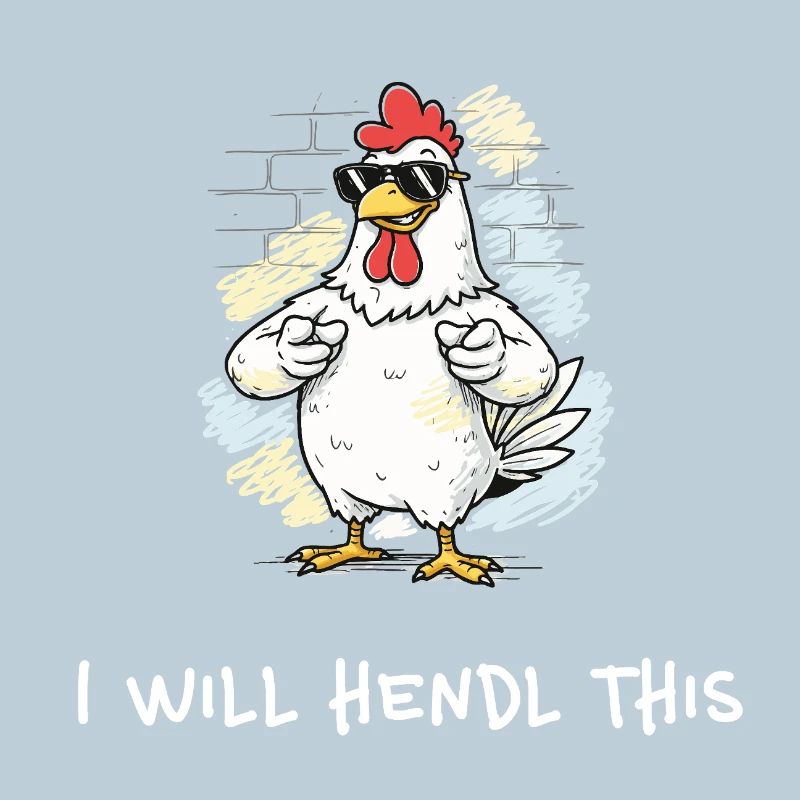 I Will Hendl This – Lustiger Spruch mit Hühnern