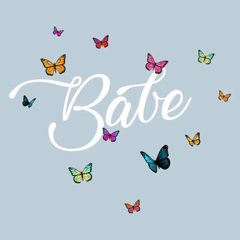 Babe Schmetterlingsmuster auf dunklem Hintergrund