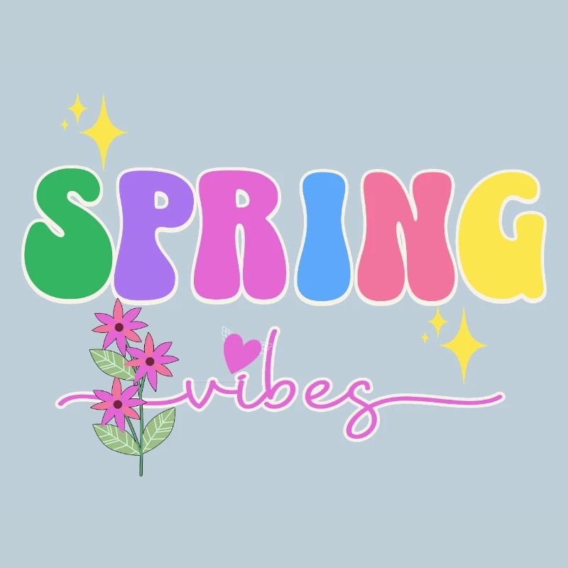 Spring Vibes: Colorful Blossoms, Spring