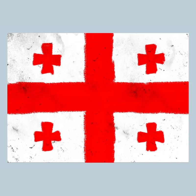 Drapeau de la Géorgie – Croix et Tradition