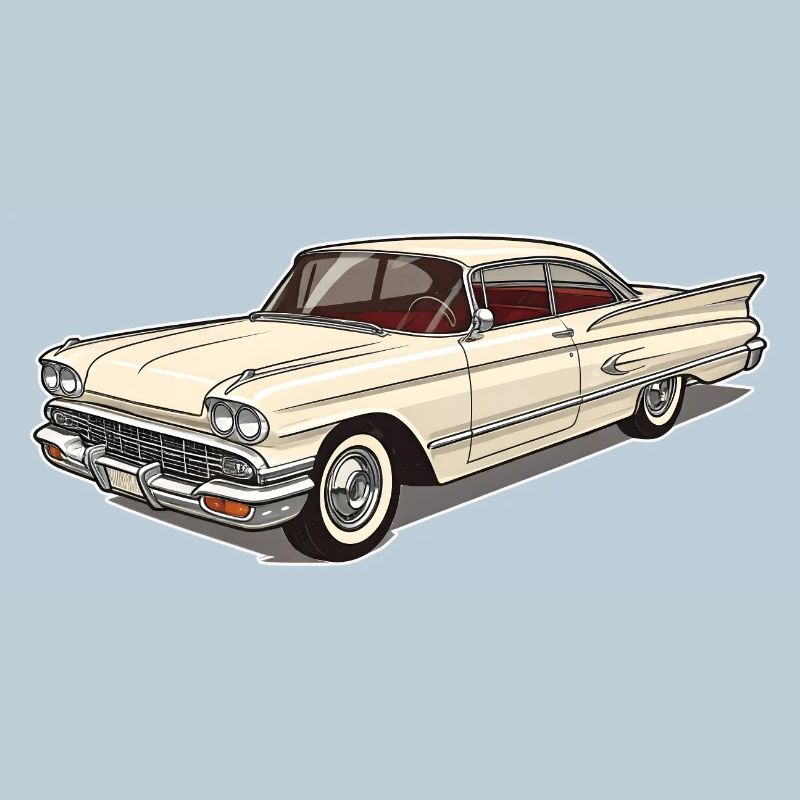 Klassischer Oldtimer - Elegantes Retro-Autodesign