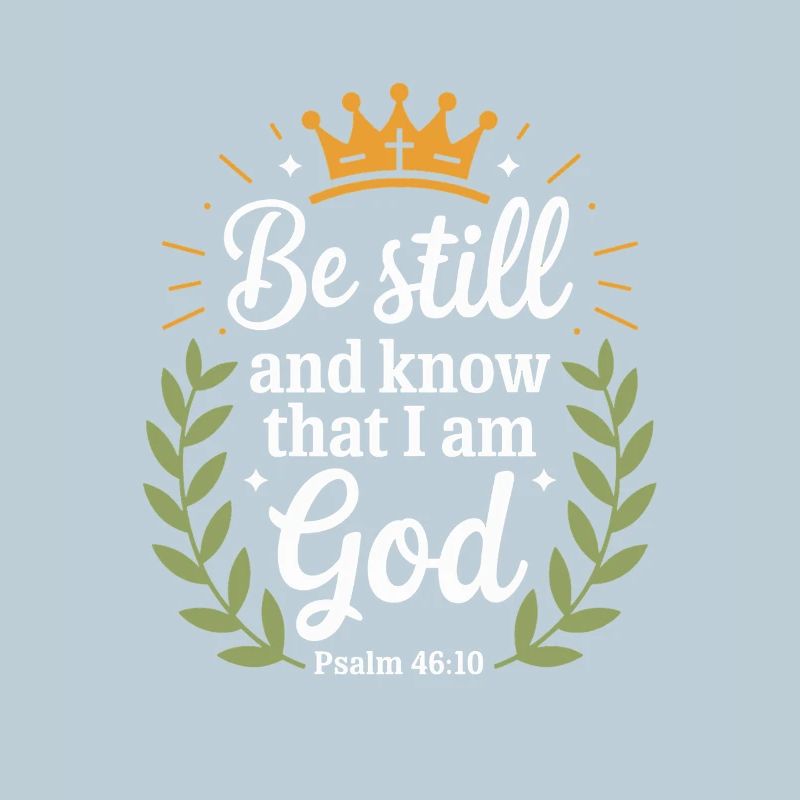  Sei Still Und Erkenne Dass Ich Gott Bin Psalm