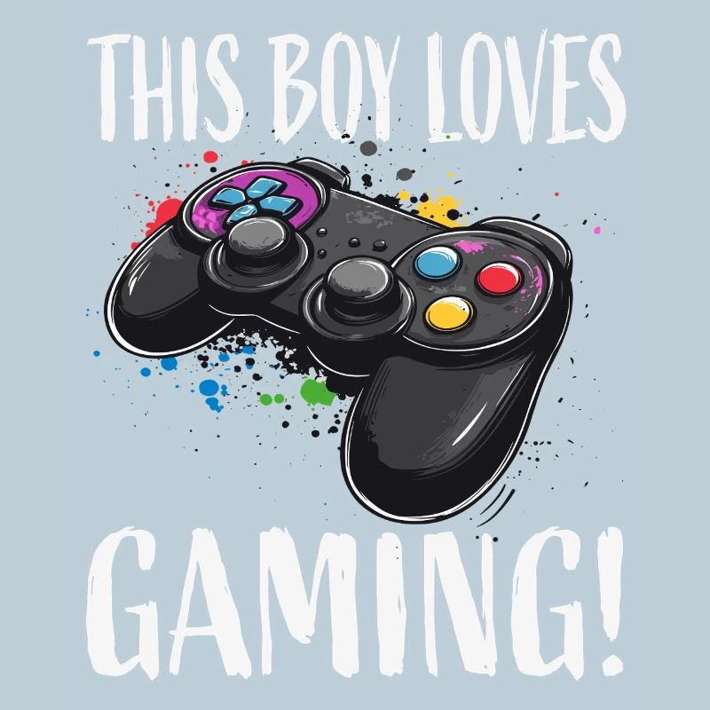 Junge liebt Gaming Controller