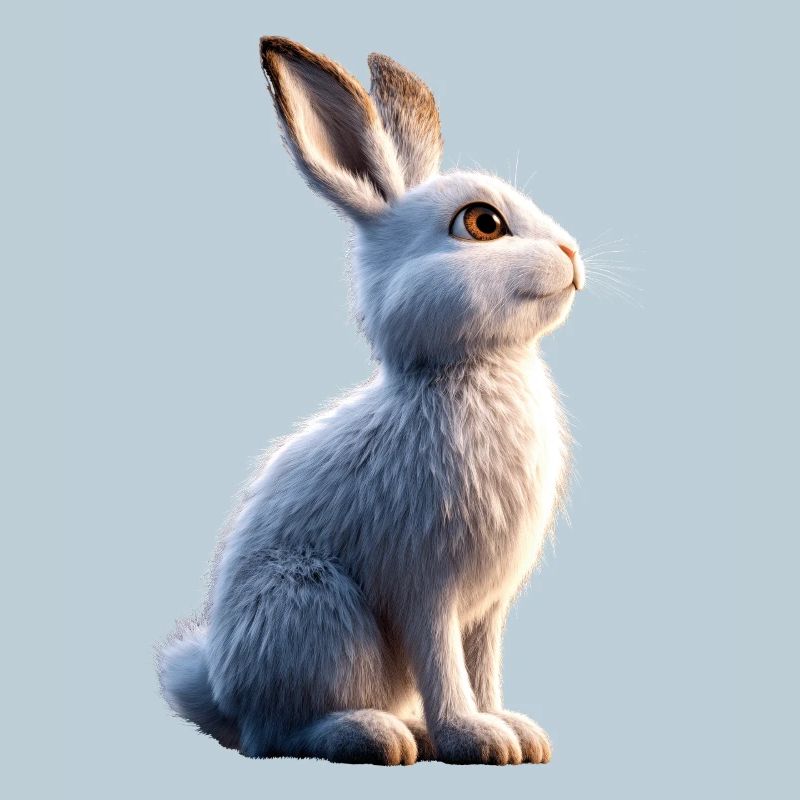 Mountain Rabbit Arctic Hare Albino Rabbit White Rabbit