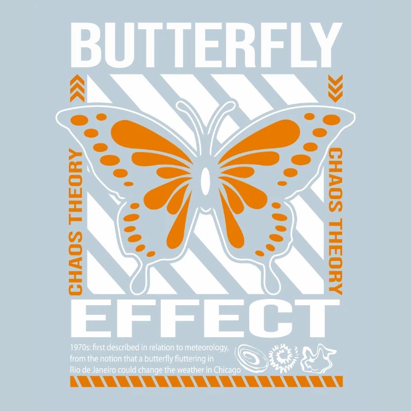 Butterfly Effect Chaos Theory Graphic Tee