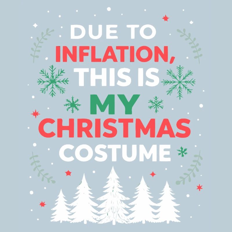 Weihnachtskostüm Inflation Humor