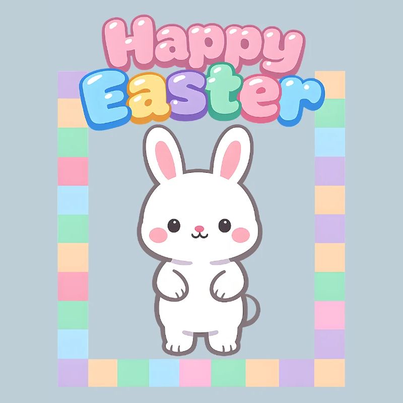 Bunny Bunny Spring Flowers Summer Easter Garden
