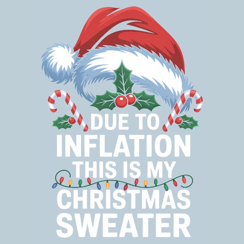 Inflation Weihnachtspullover Wortspiel