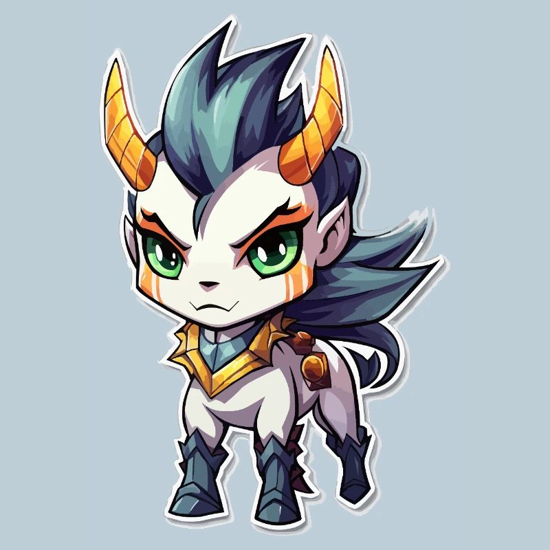 Chibi Dämonenpferd