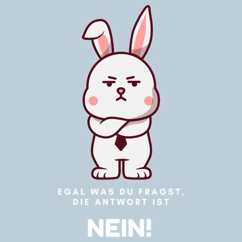 Le lapin dit non !
