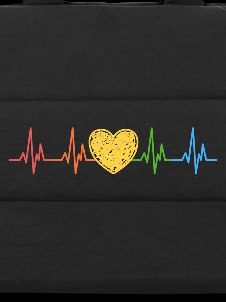 LGBT Regenbogen Herzschlag
