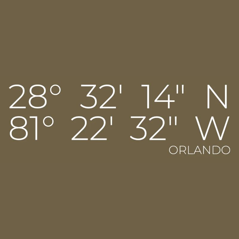 Coordinates Orlando Florida