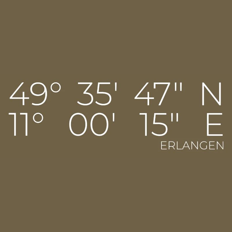 Coordinates Erlangen