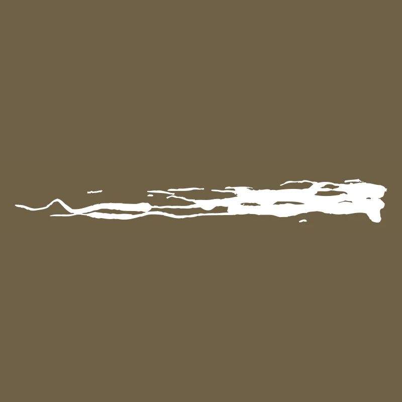 Brush stroke white (color changeable) sweeping