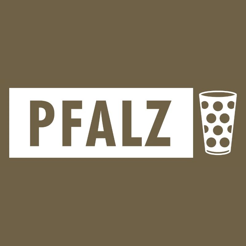 Pfalz Schild mit Dubbeglas