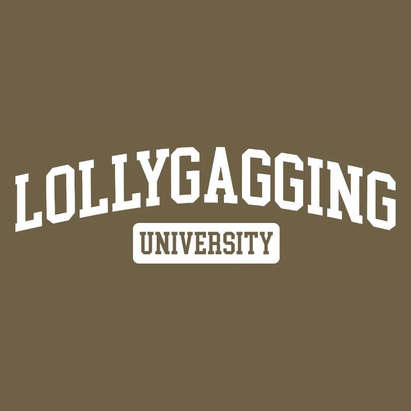 Dawdling at the university, procrastination, jostling