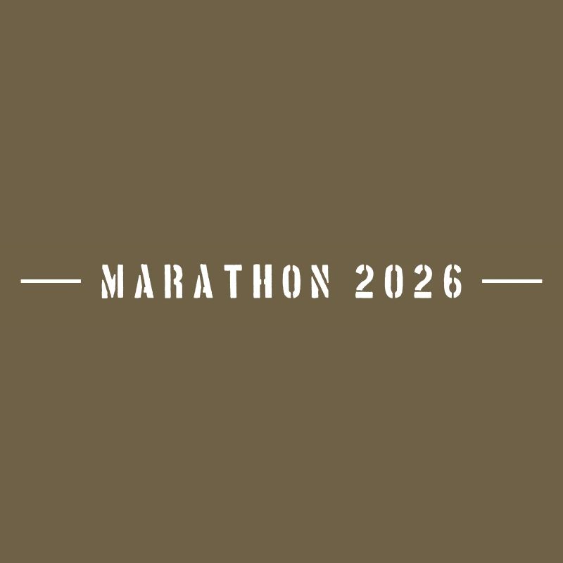 Marathon 2026 Schriftzug