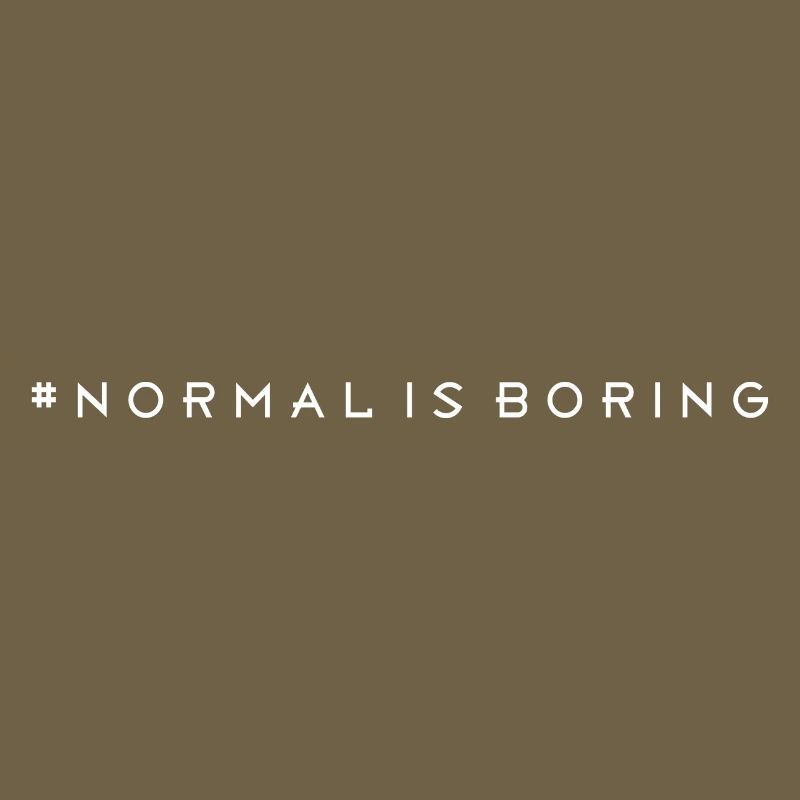 Normal est ennuyeux