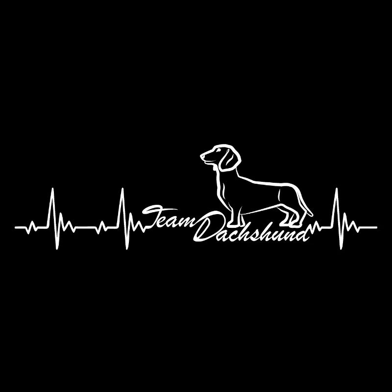 Team Dachshund Herzschlag mit Dackel