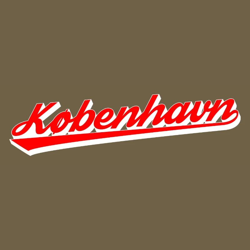 København Script Retro Logo