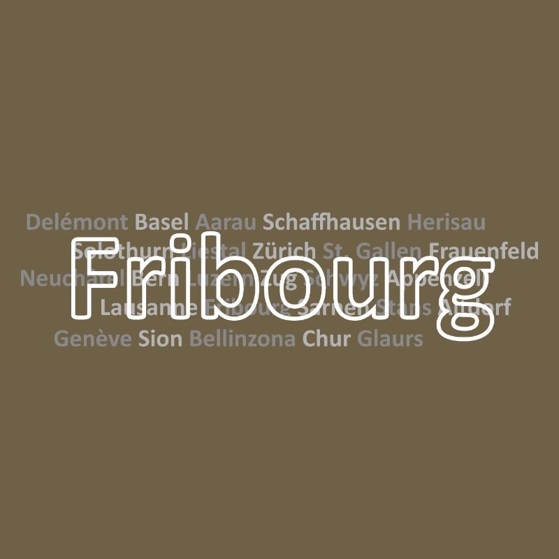 Schweizer Städte Fribourg
