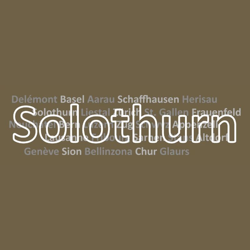 Schweizer Städte Solothurn