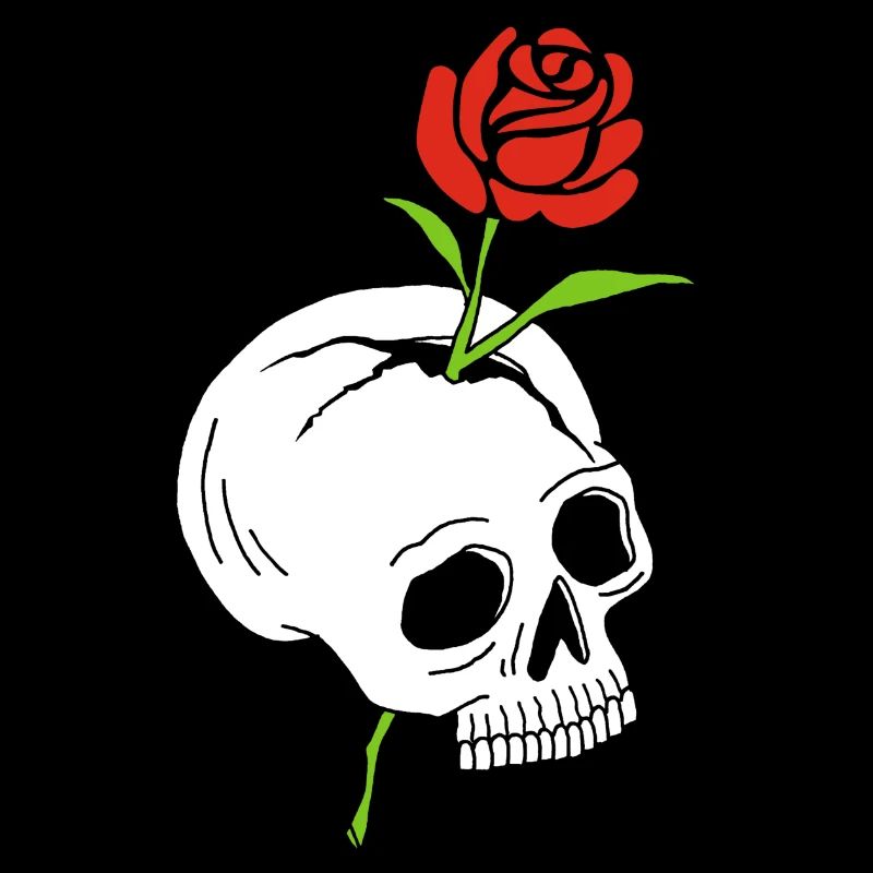 Le crâne et la rose