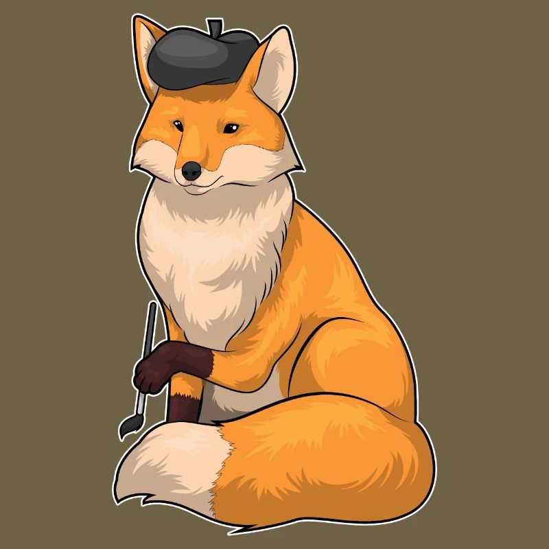 Fox Painter Brush Paint
