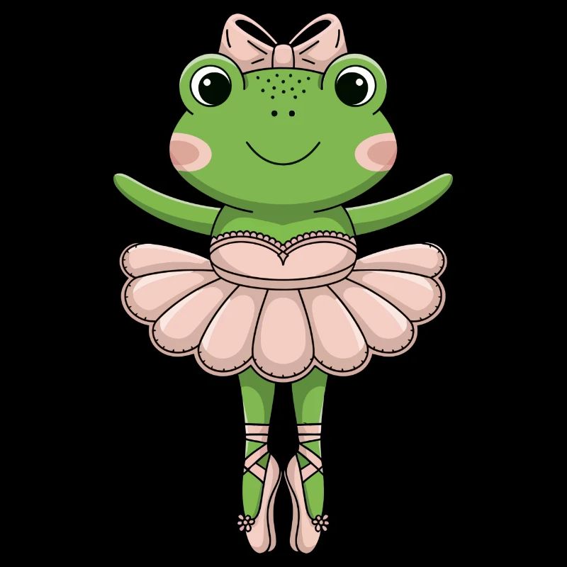 Grenouille de ballet en tutu rose