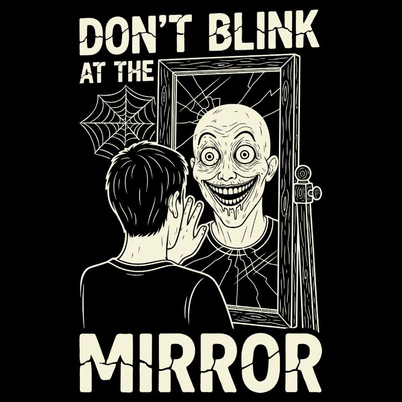 Horror Motiv Spiegelbild