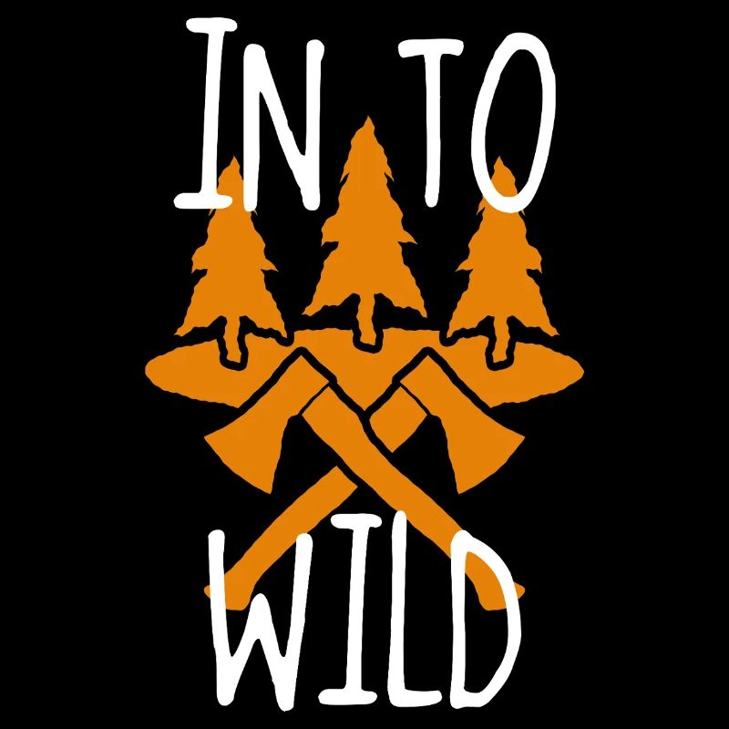 In den wilden Wald Äxte