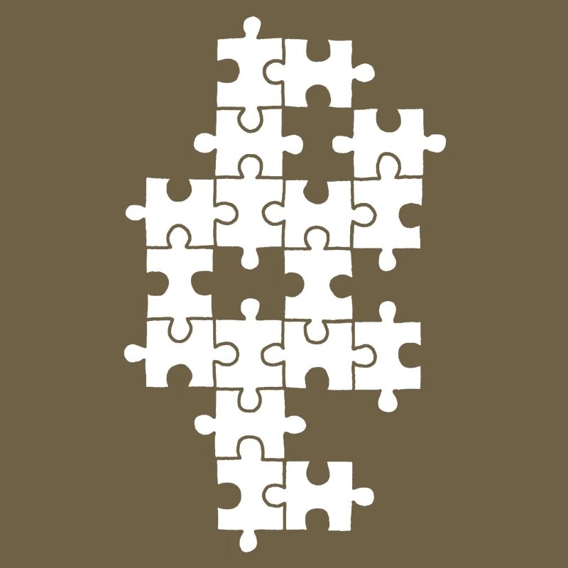 Puzzle blanc