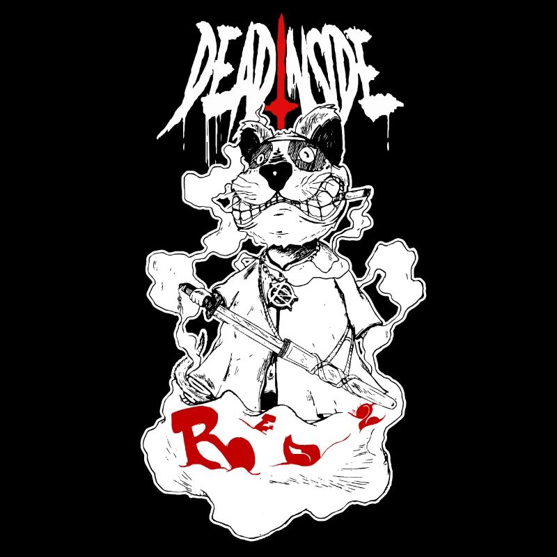 Panda Berserk Collage T-shirt Design