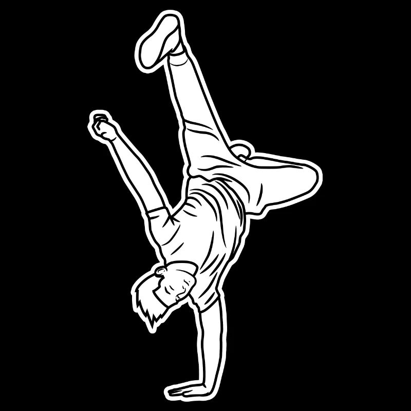 B Boy Skizze