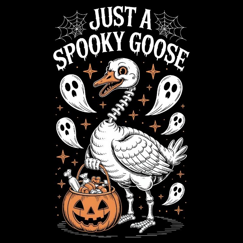Just a Spooky Goose Halloween