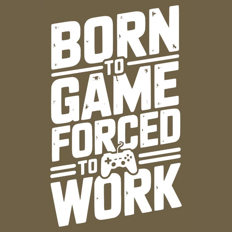 Né pour le jeu, forcé de travailler
