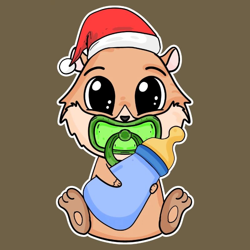 Cochon d’Inde Bébé Cochon d’Inde de Noël