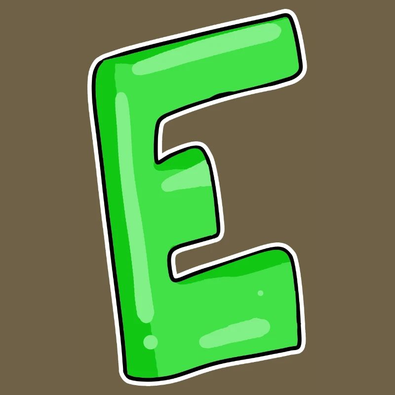 Buchstabe E Anfangsbuchstabe