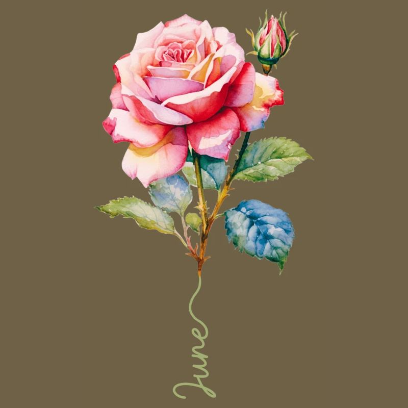 Rosa lackiert mit lebendigen Details