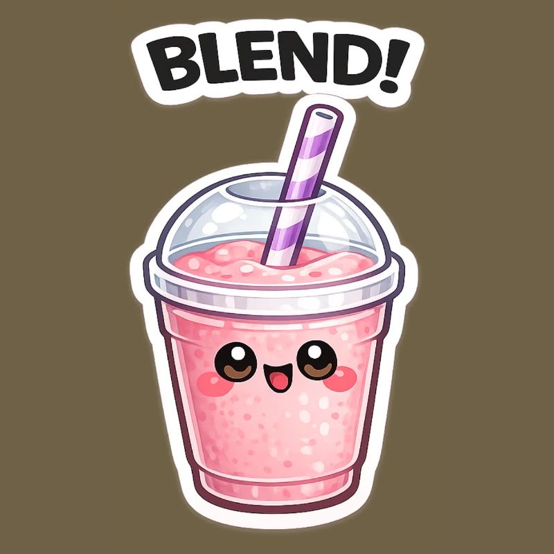 Kawaii Smoothie Becher BLEND