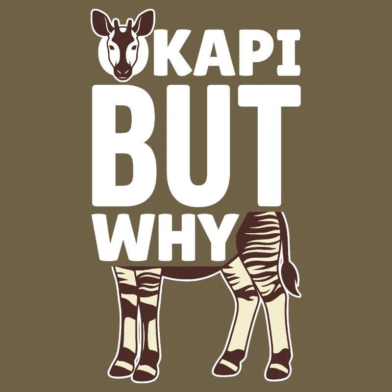 Okapi-liebhaber Okapi-tier Seltene Tierweltliebe